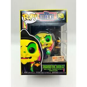 Funko Pop Disney Villains 1426 Disguised Evil Queen Black Light
